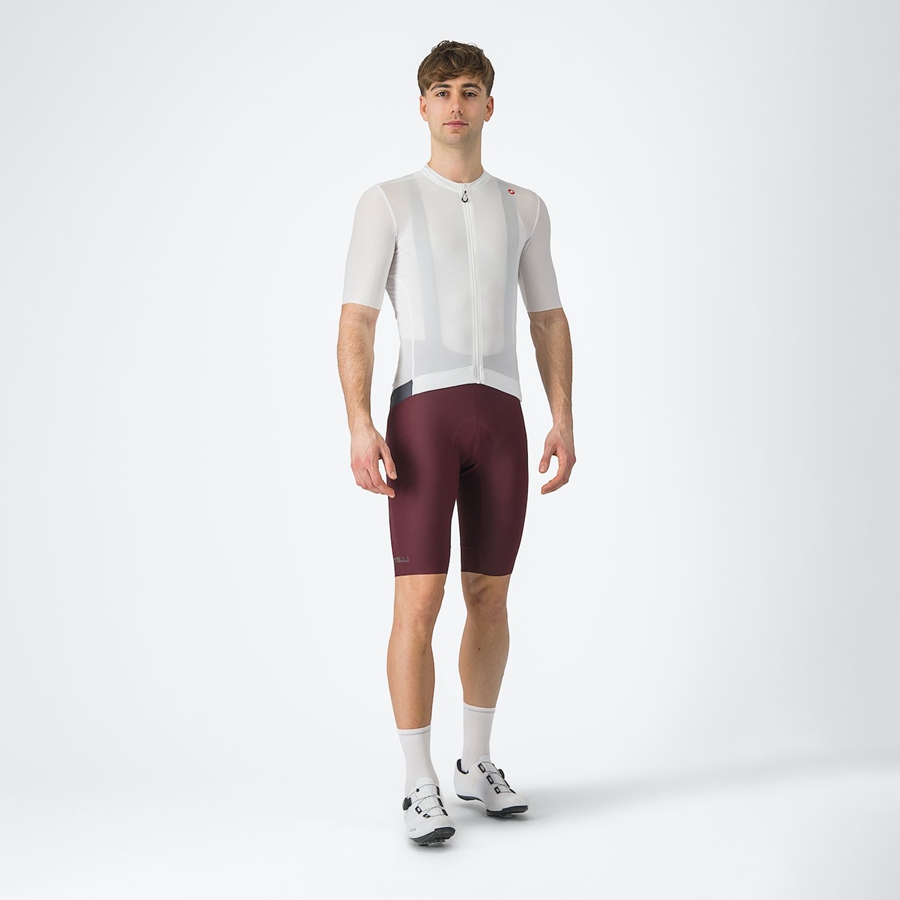 Castelli ESPRESSO Jersey Heren Wit Donkergrijs | 928714MOJ