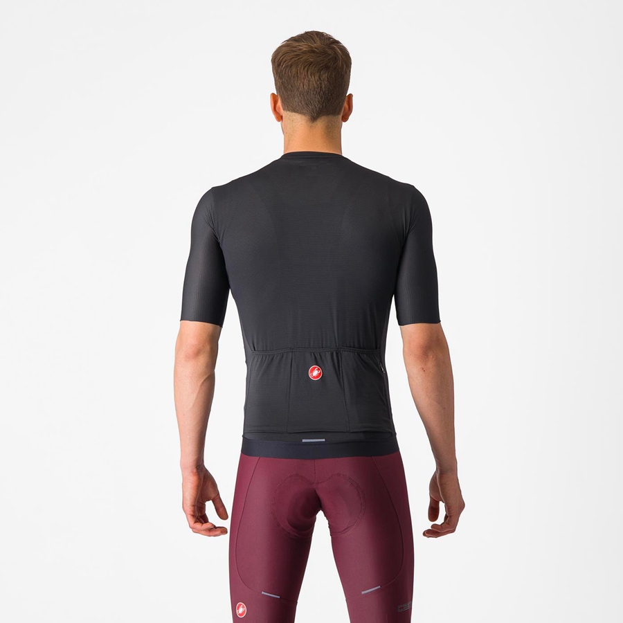 Castelli ESPRESSO Jersey Heren Zwart Donkergrijs | 017438BSL