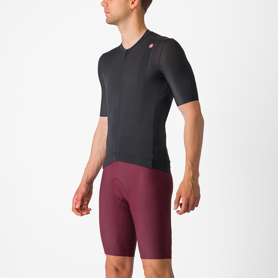 Castelli ESPRESSO Jersey Heren Zwart Donkergrijs | 017438BSL