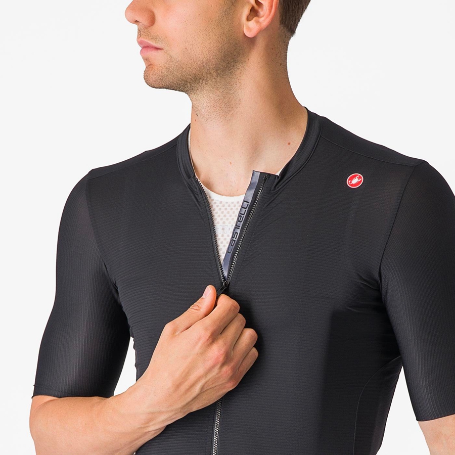 Castelli ESPRESSO Jersey Heren Zwart Donkergrijs | 017438BSL