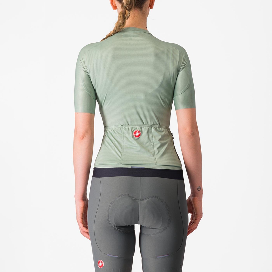 Castelli ESPRESSO W Jersey Dames Groen Diepgroen | 760392MAN