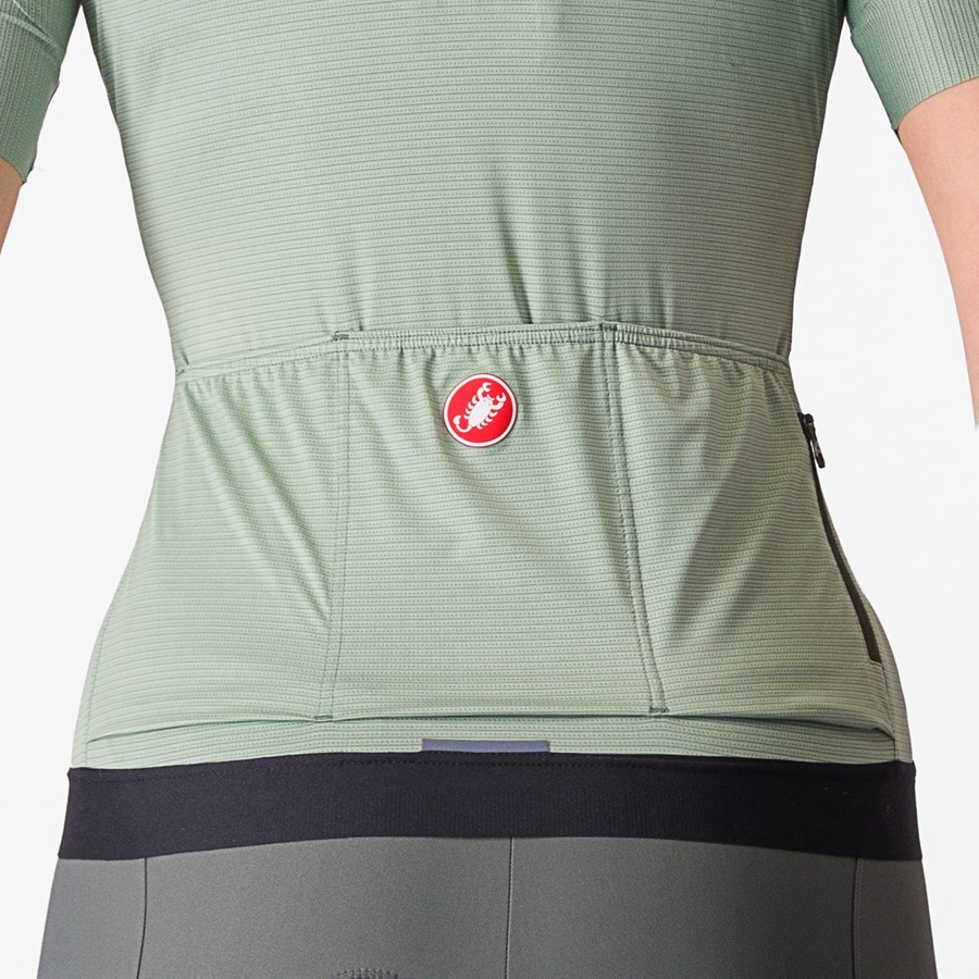 Castelli ESPRESSO W Jersey Dames Groen Diepgroen | 760392MAN