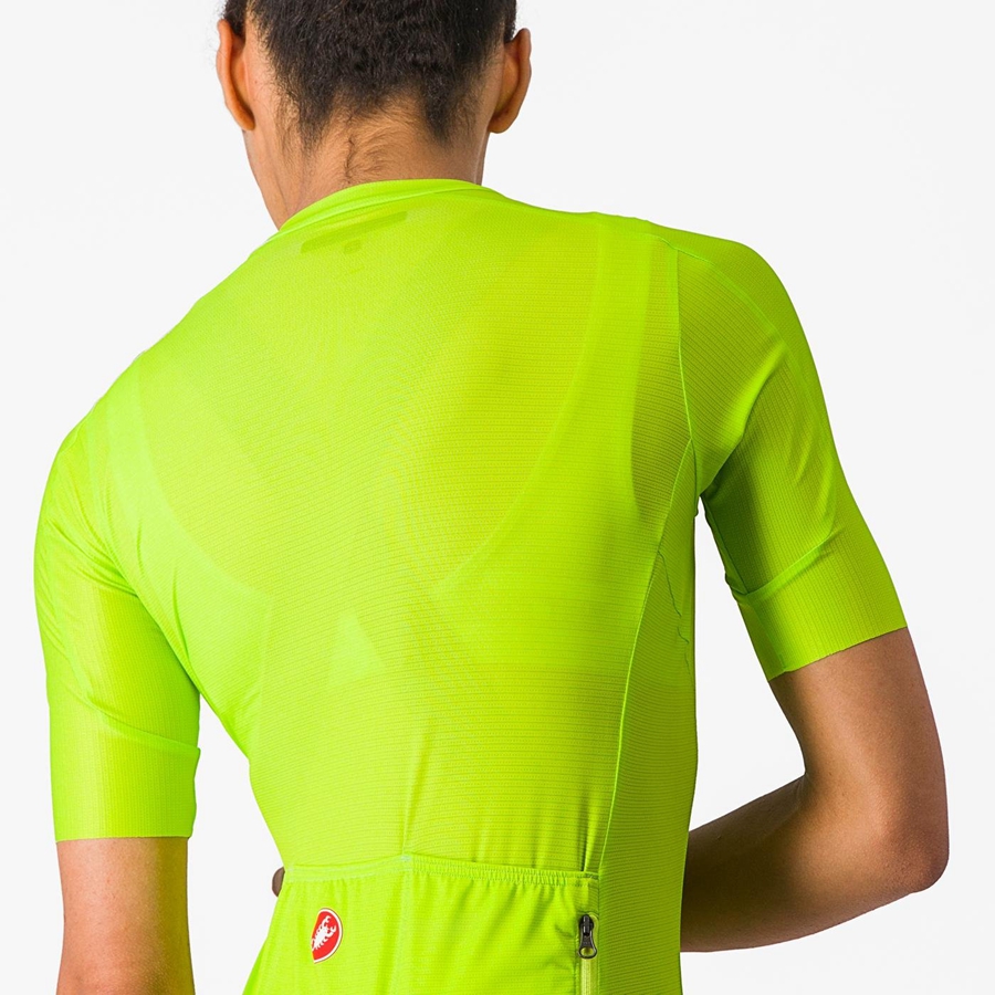 Castelli ESPRESSO W Jersey Dames Lichtgroen Diepgroen | 980527OVJ