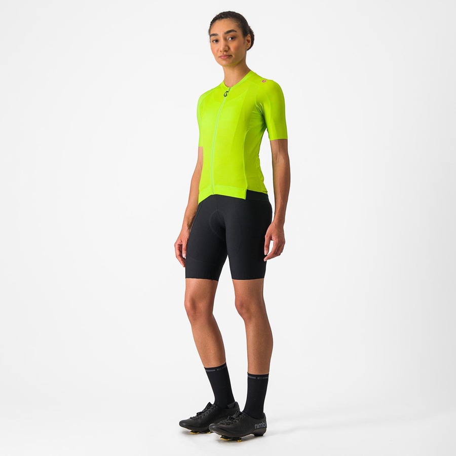 Castelli ESPRESSO W Jersey Dames Lichtgroen Diepgroen | 980527OVJ