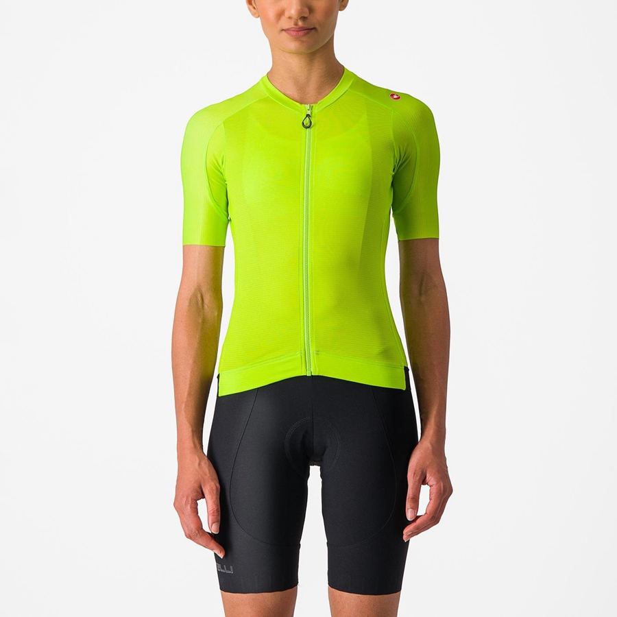 Castelli ESPRESSO W Jersey Dames Lichtgroen Diepgroen | 980527OVJ