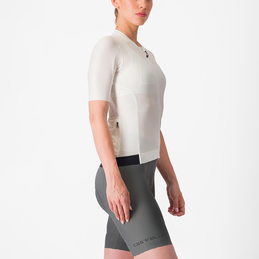 Castelli ESPRESSO W Jersey Dames Wit Donkergrijs | 059482IWJ