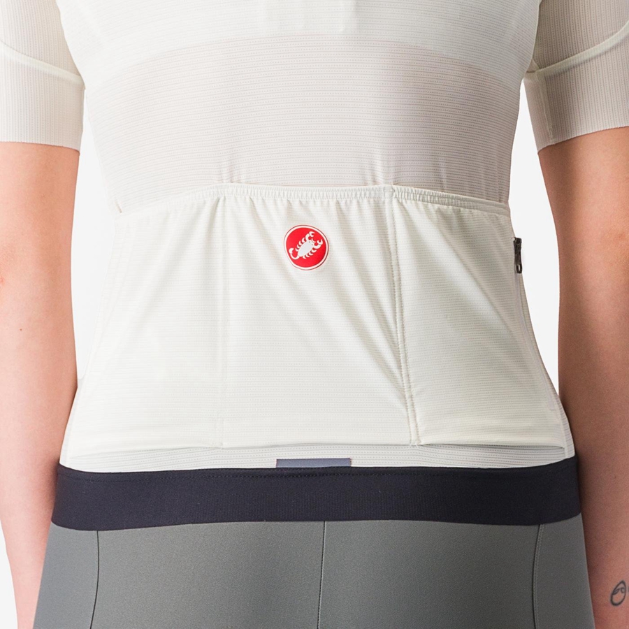 Castelli ESPRESSO W Jersey Dames Wit Donkergrijs | 059482IWJ