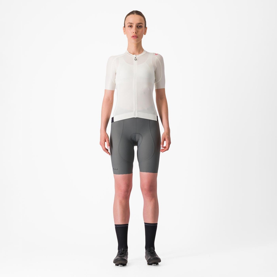 Castelli ESPRESSO W Jersey Dames Wit Donkergrijs | 059482IWJ