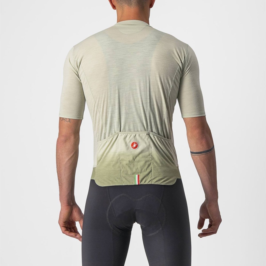 Castelli ESSENZA Jersey Heren Groen | 236874UMD