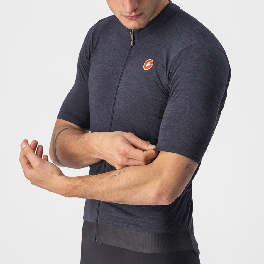 Castelli ESSENZA Jersey Heren Zwart | 167943ACJ