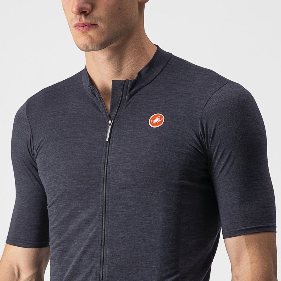 Castelli ESSENZA Jersey Heren Zwart | 167943ACJ