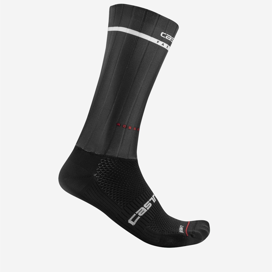 Castelli FAST FEET 2 Sokken Heren Zwart | 197304ARO