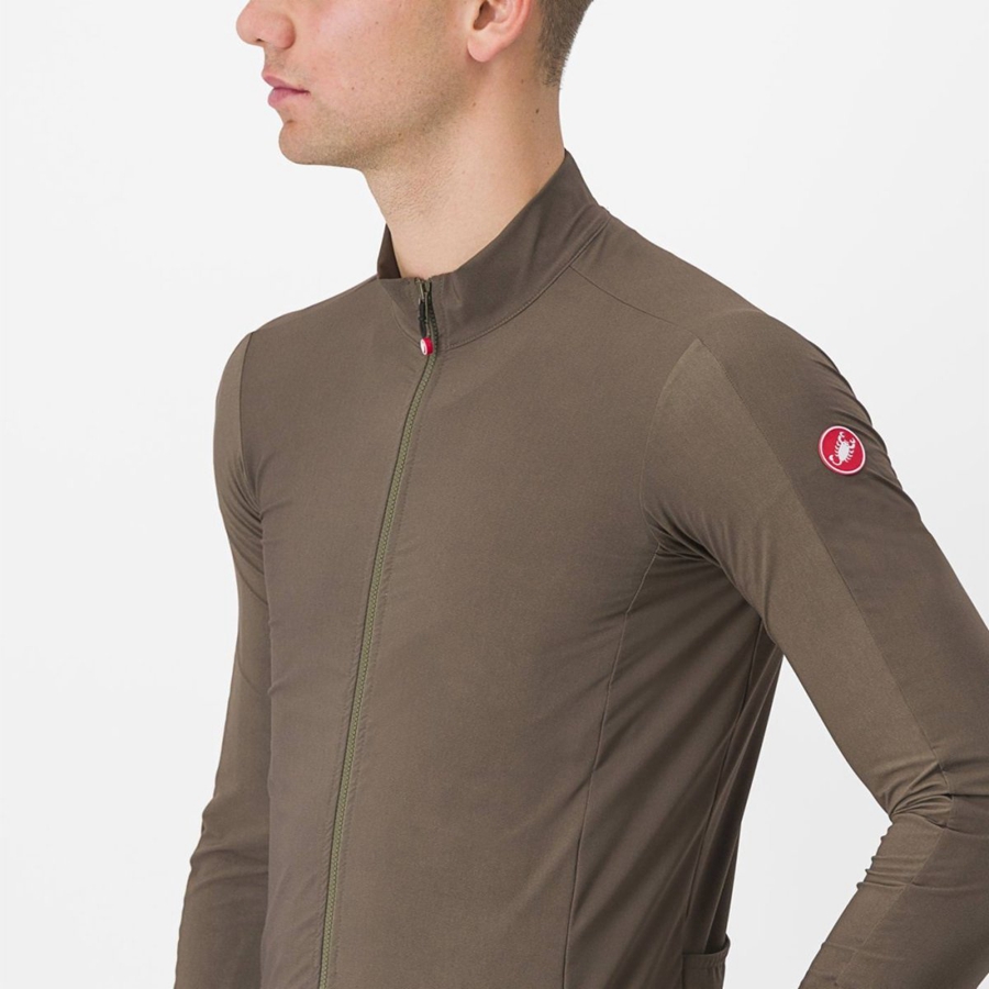 Castelli FLIGHT AIR Jersey Heren Bruin | 207491FMV