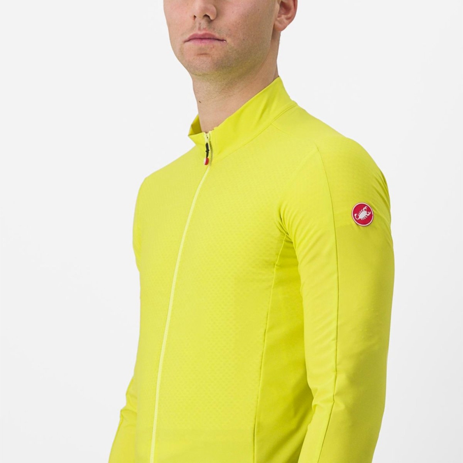 Castelli FLIGHT AIR Jersey Heren Geel | 968304ZSW