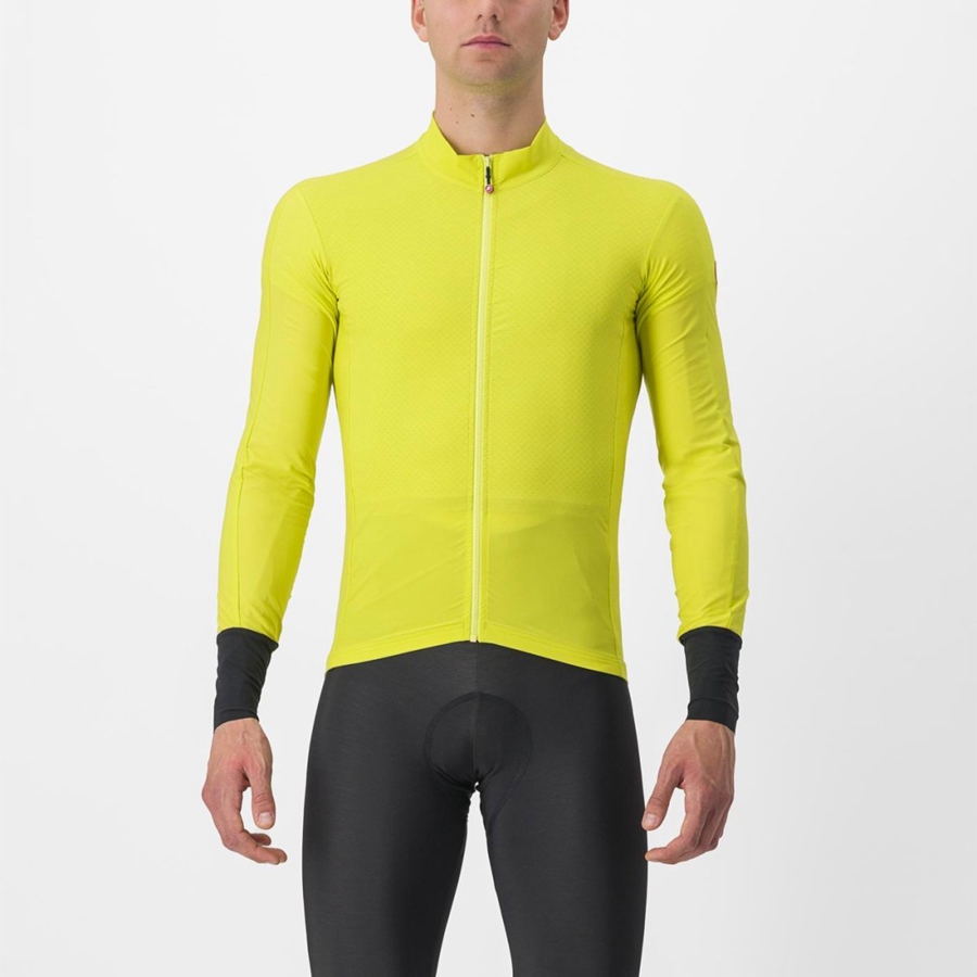 Castelli FLIGHT AIR Jersey Heren Geel | 968304ZSW