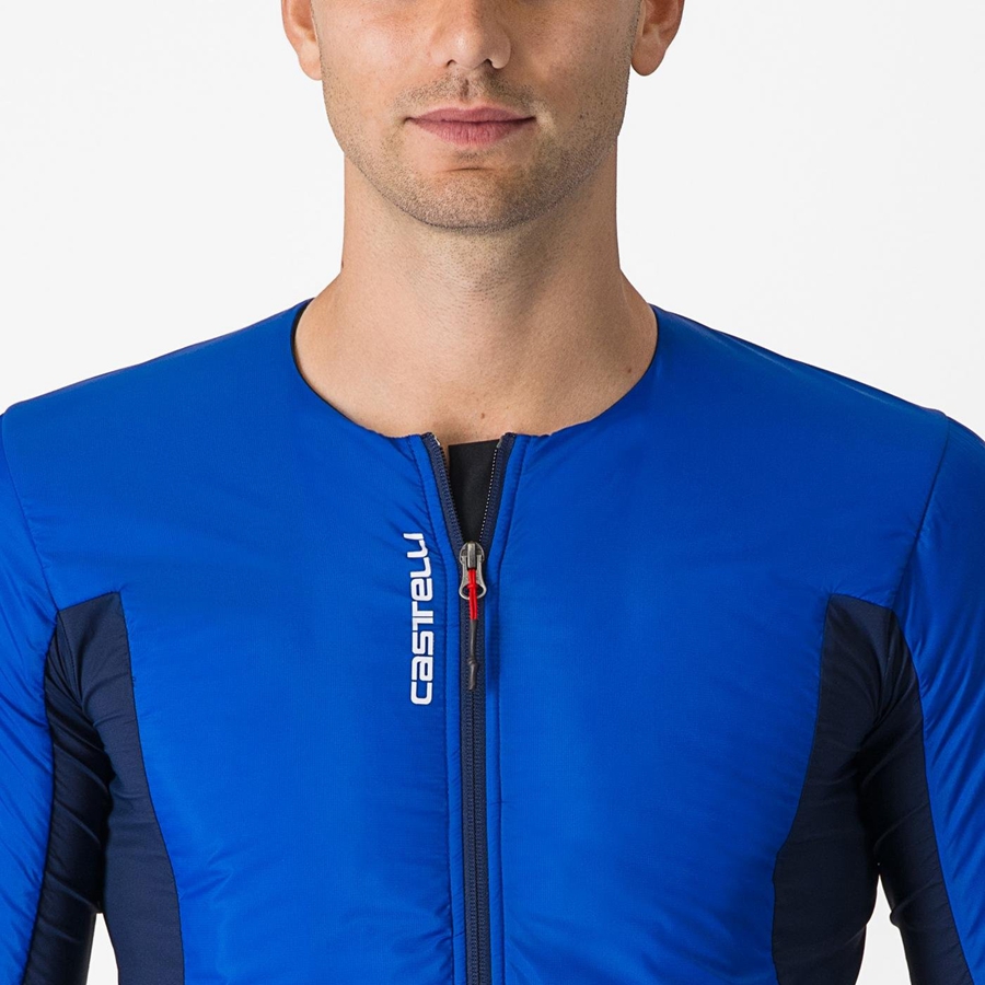 Castelli FLY JACK-SEY Jassen Heren Blauw Blauw | 016243XSL