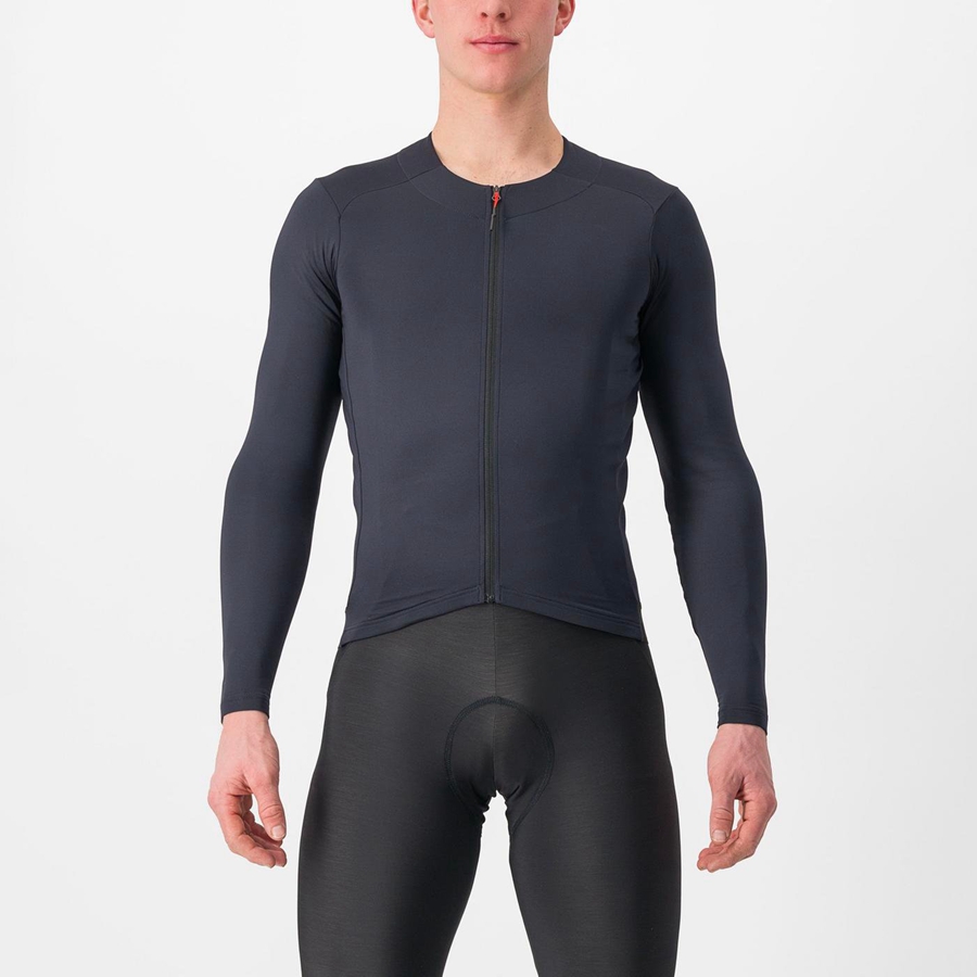 Castelli FLY LS Jersey Heren Zwart | 964520MZI