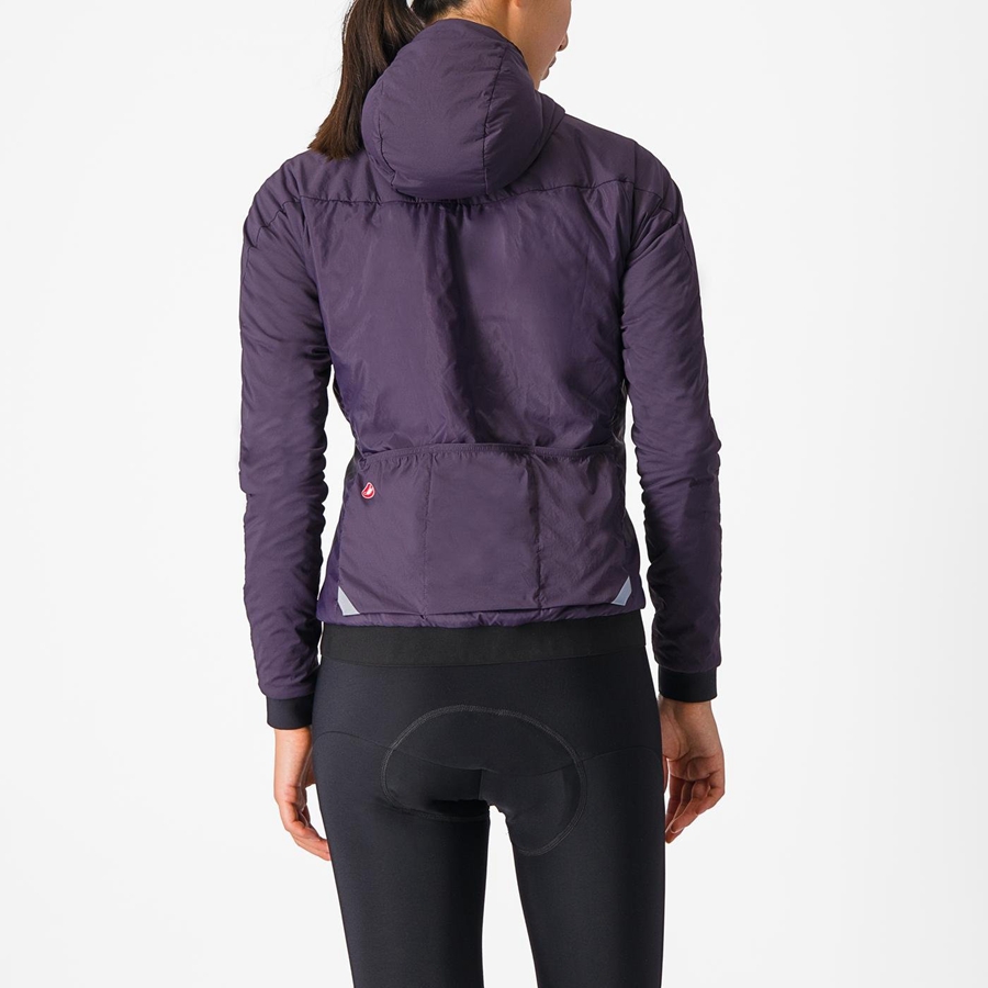 Castelli FLY THERMAL W Jassen Dames Paars | 263185GTE