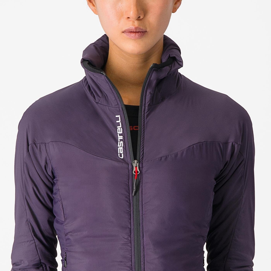 Castelli FLY THERMAL W Jassen Dames Paars | 263185GTE