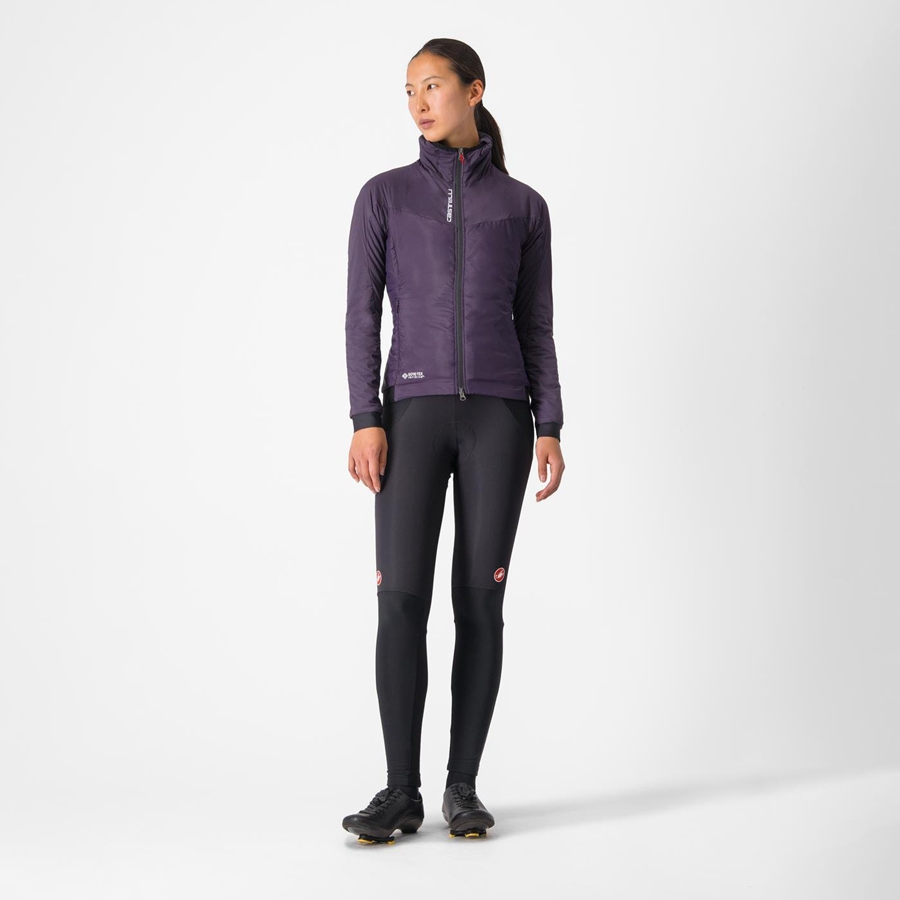 Castelli FLY THERMAL W Jassen Dames Paars | 263185GTE