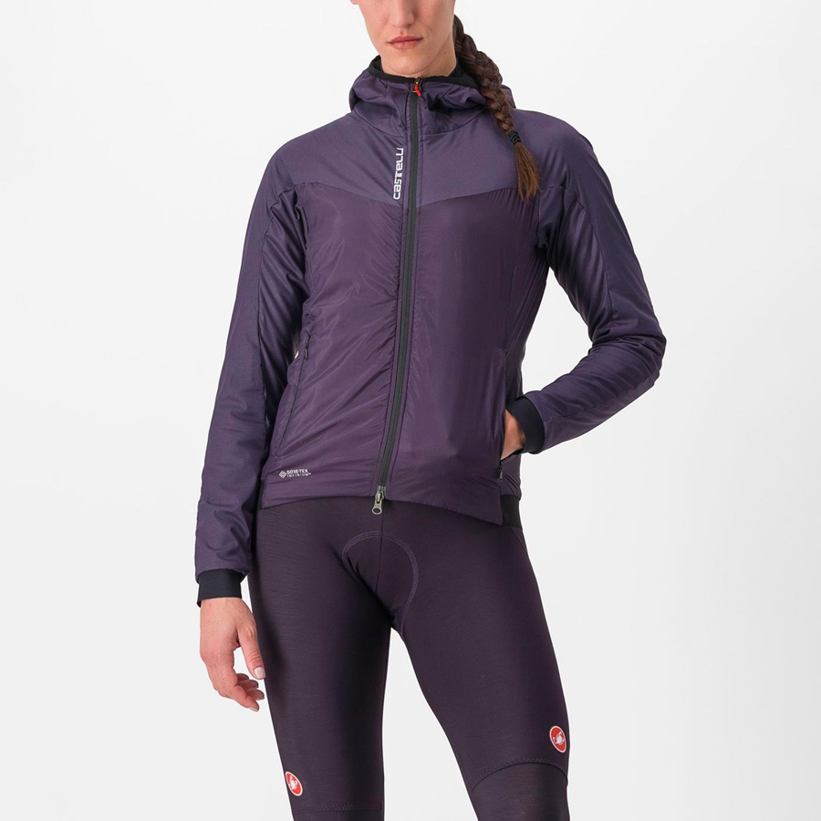 Castelli FLY THERMAL W Jassen Dames Paars | 263185GTE