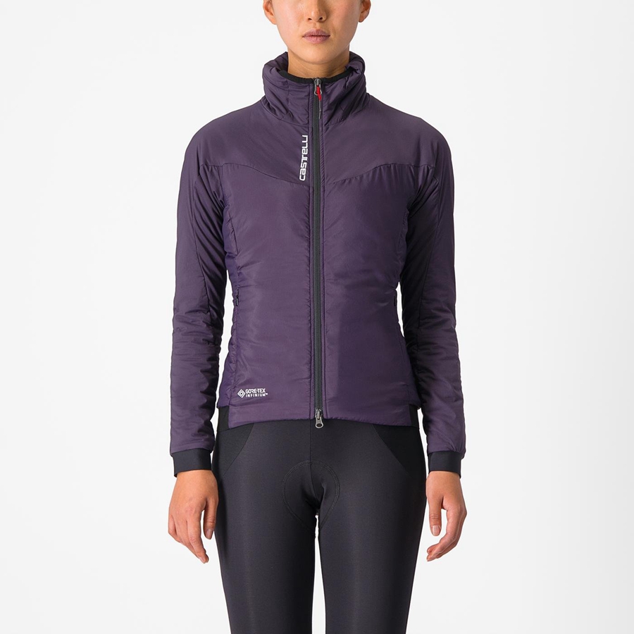 Castelli FLY THERMAL W Jassen Dames Paars | 263185GTE