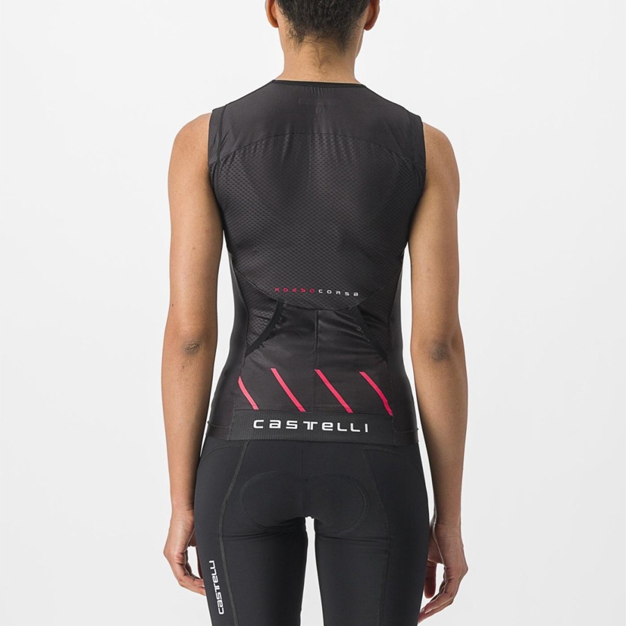 Castelli FREE 2 W TRI SINGLET Pakken Dames Zwart | 863924GMT