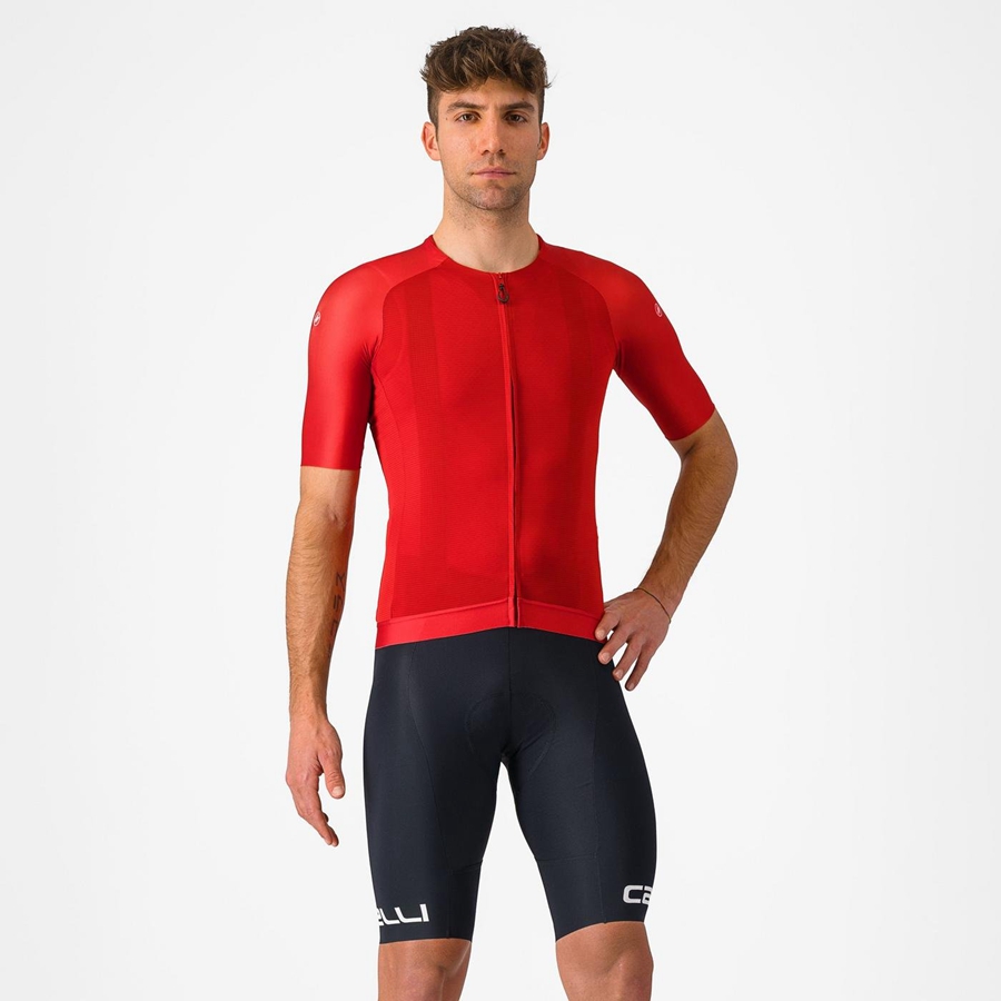 Castelli FREE AERO RC CLASSIC Korte Broek Met Slabbetje Heren Zwart Wit | 573461ESA