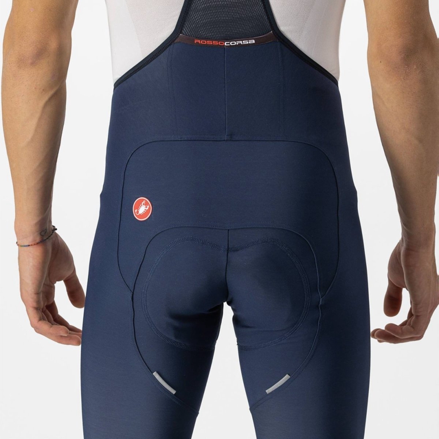 Castelli FREE AERO RC Panty Met Slabbetje Heren Blauw | 147605PRZ