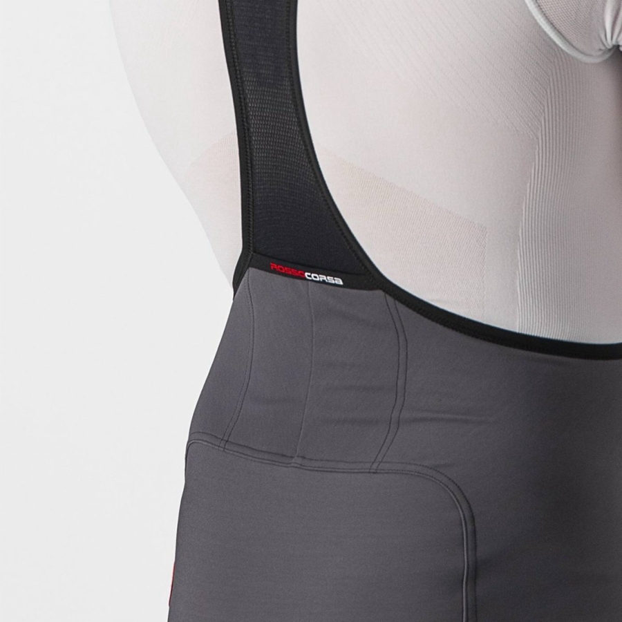 Castelli FREE AERO RC Panty Met Slabbetje Heren Donkergrijs | 597681TYO