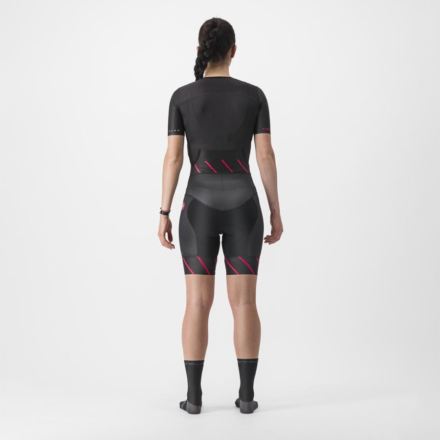 Castelli FREE SANREMO 2 W SHORT SLEEVE Pakken Dames Zwart | 675184BOD