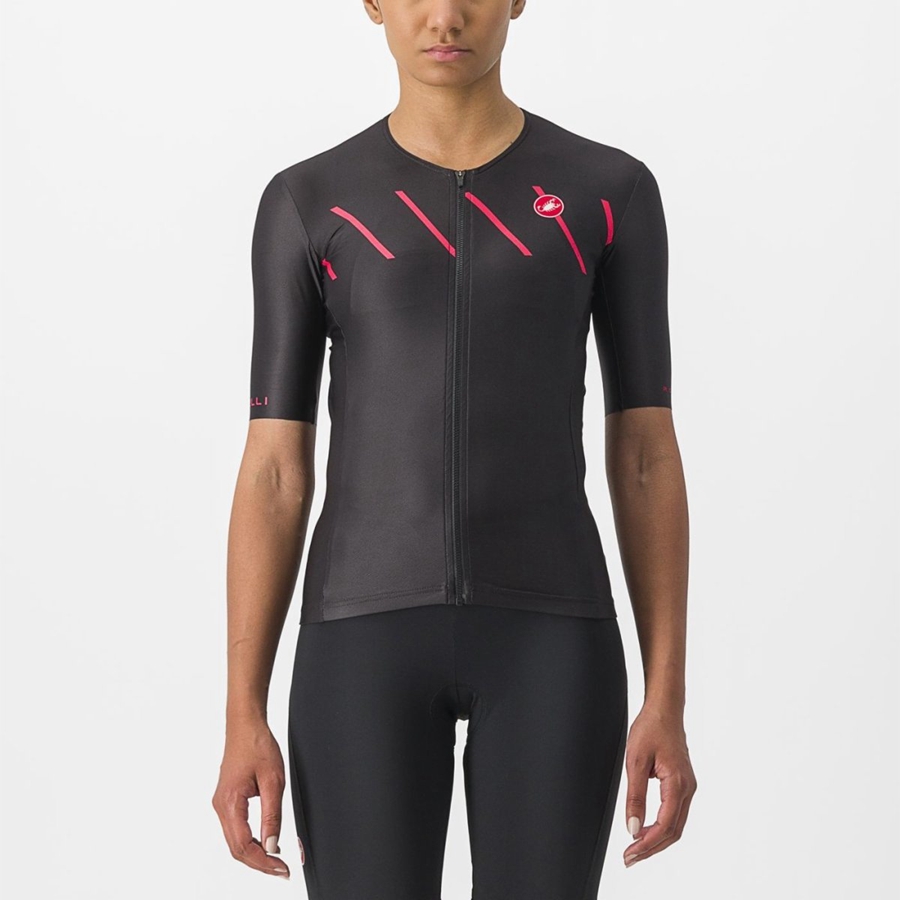 Castelli FREE SPEED 2 W RACE TOP Pakken Dames Zwart | 325796WFR