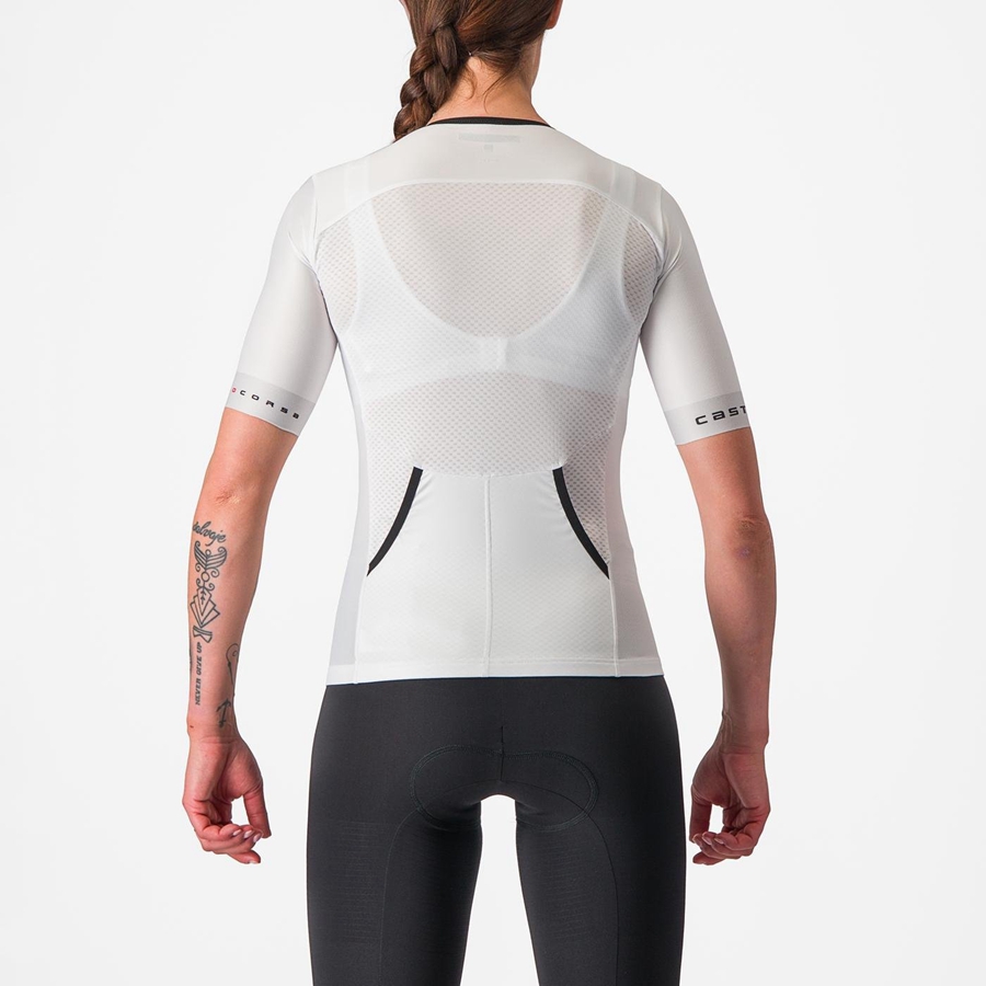 Castelli FREE SPEED 2 W RACE TOP Pakken Dames Wit Zwart | 280916PTV