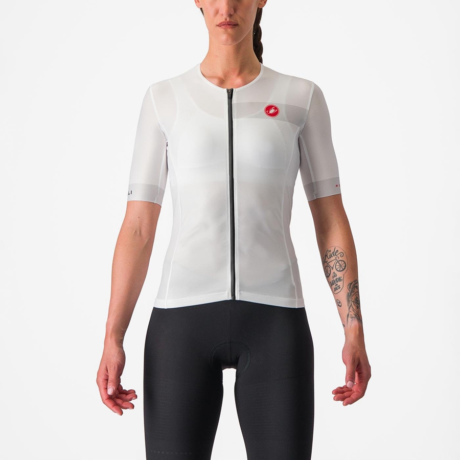 Castelli FREE SPEED 2 W RACE TOP Pakken Dames Wit Zwart | 280916PTV