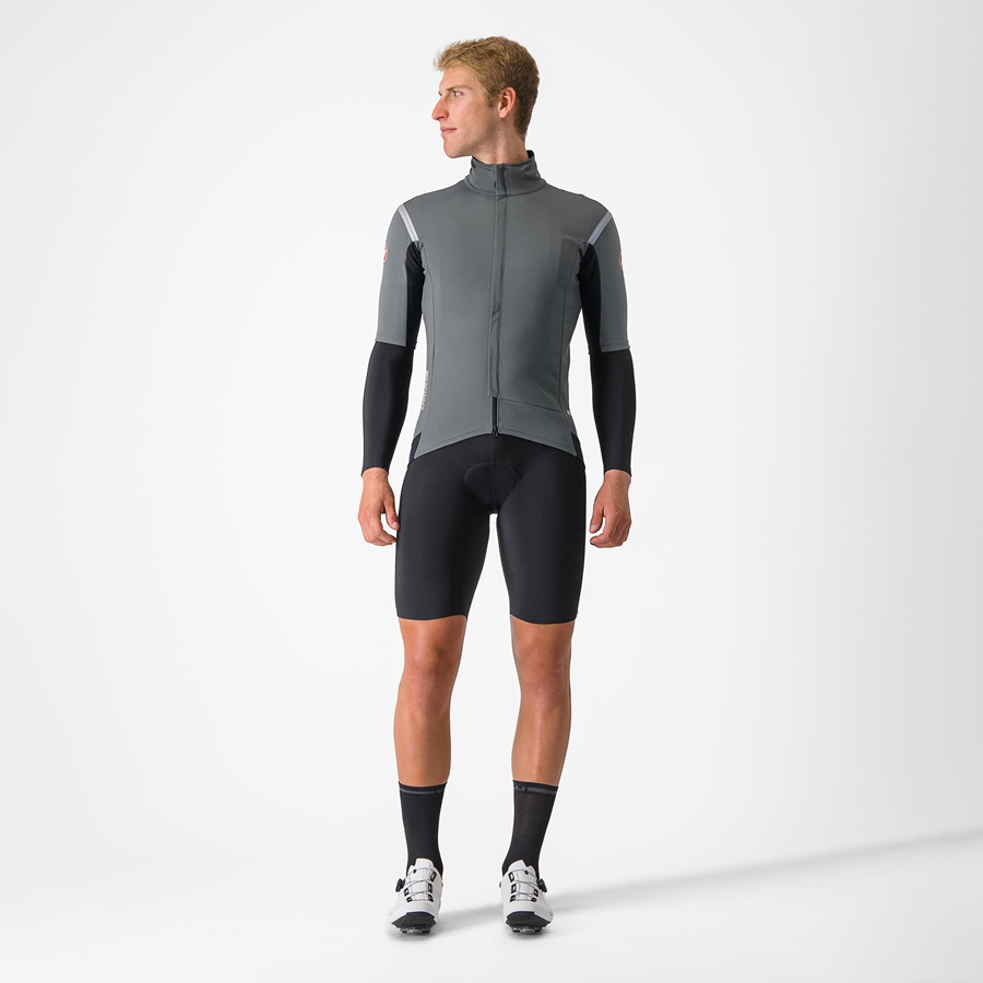 Castelli GABBA RoS 2 Jassen Heren Grijs Zilver | 487125RTD