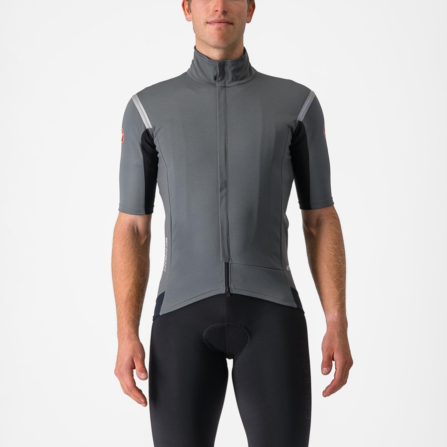 Castelli GABBA RoS 2 Jassen Heren Grijs Zilver | 487125RTD