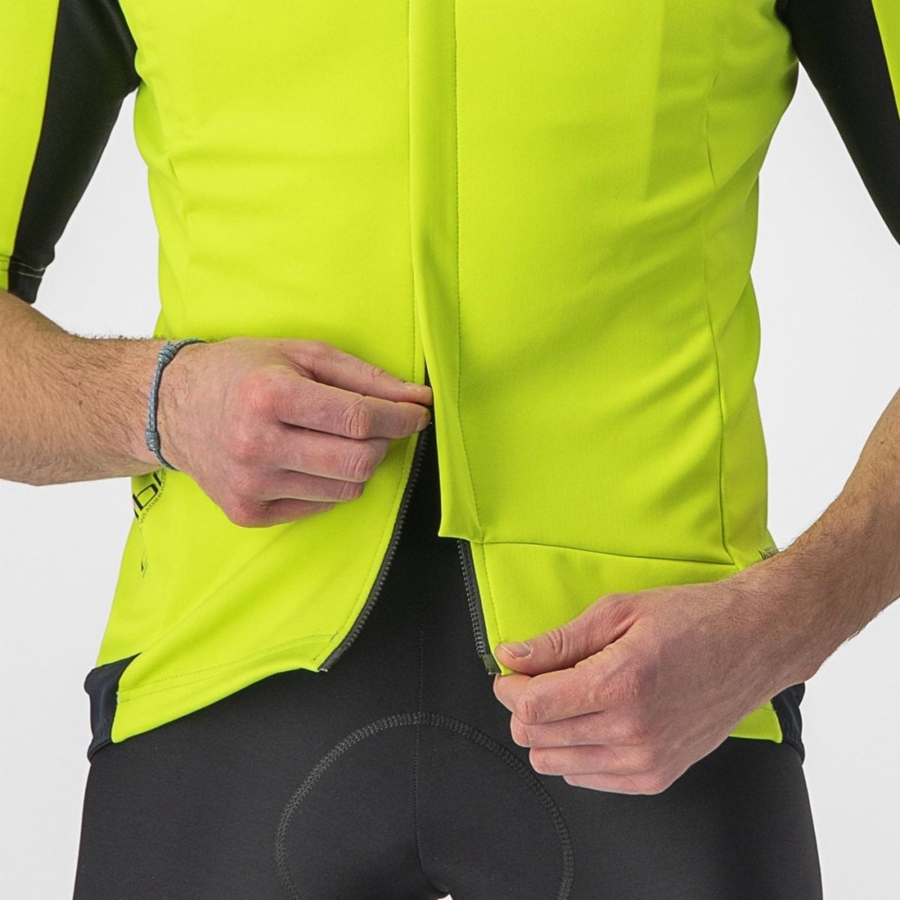 Castelli GABBA RoS 2 Jassen Heren Lichtgroen Donkergrijs | 580719YGA