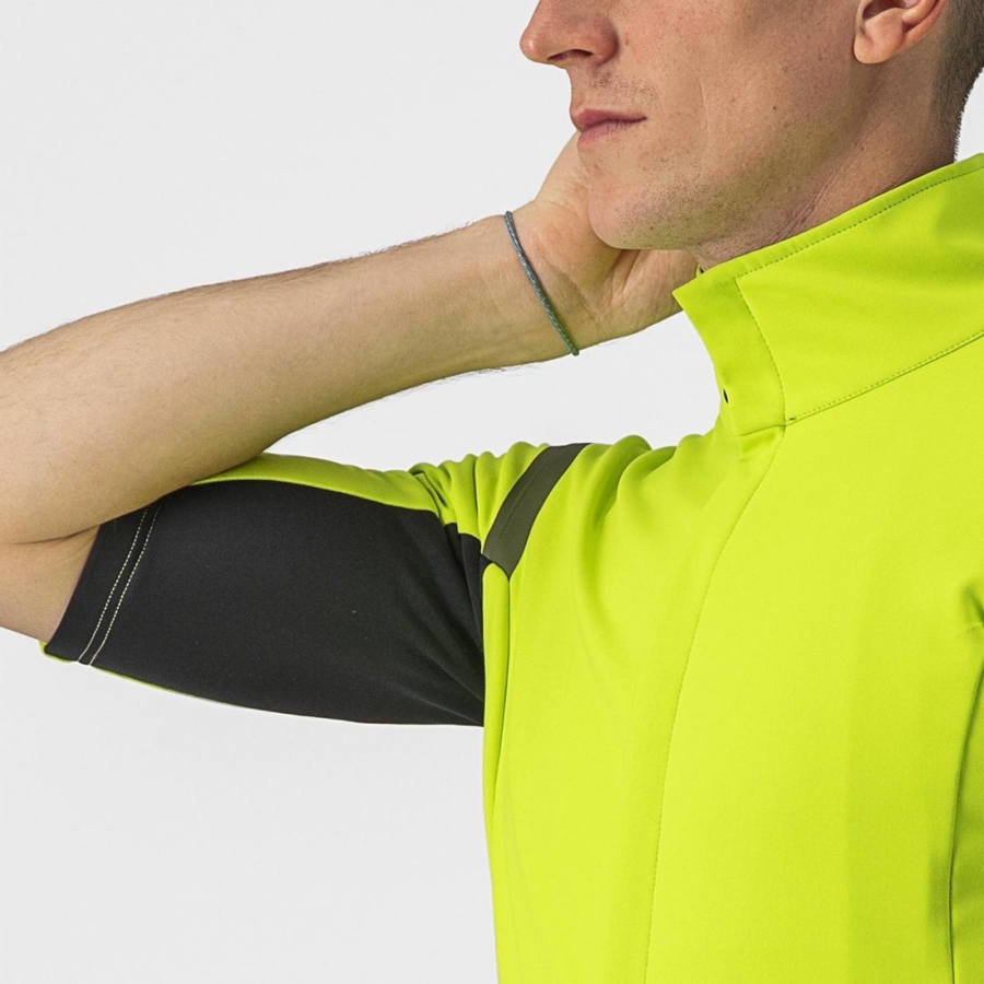 Castelli GABBA RoS 2 Jassen Heren Lichtgroen Donkergrijs | 580719YGA