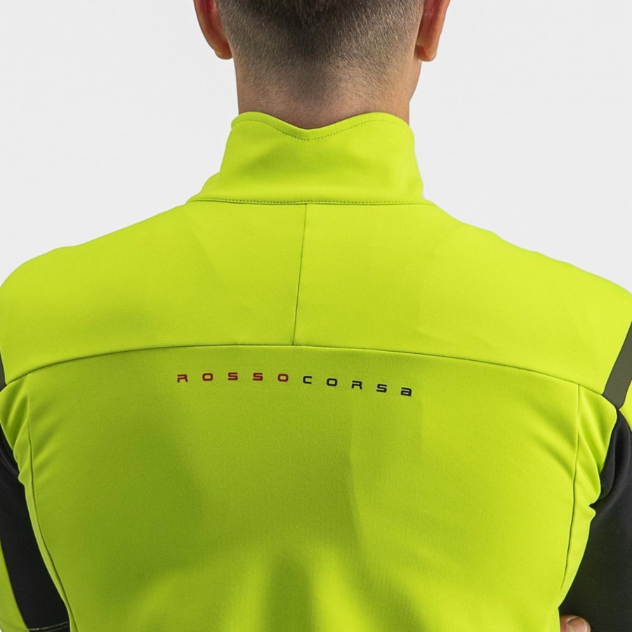 Castelli GABBA RoS 2 Jassen Heren Lichtgroen Donkergrijs | 580719YGA