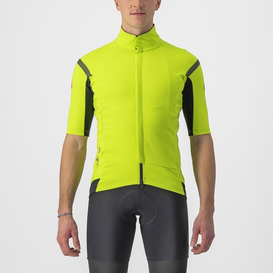 Castelli GABBA RoS 2 Jassen Heren Lichtgroen Donkergrijs | 580719YGA