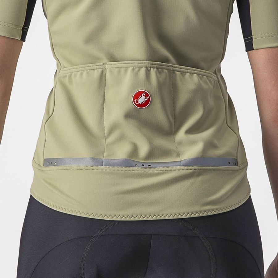 Castelli GABBA RoS 2 W Jassen Dames Groen | 729640FBL