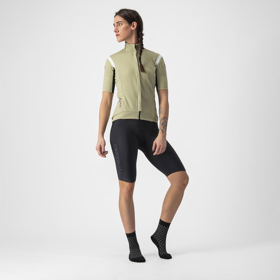 Castelli GABBA RoS 2 W Jassen Dames Groen | 729640FBL