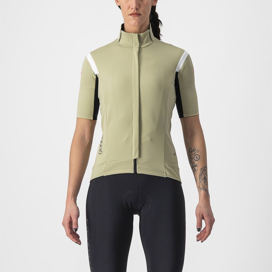 Castelli GABBA RoS 2 W Jassen Dames Groen | 729640FBL