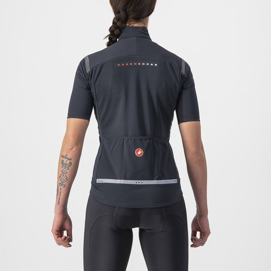 Castelli GABBA RoS 2 W Jassen Dames Zwart Zwart | 946318TNL