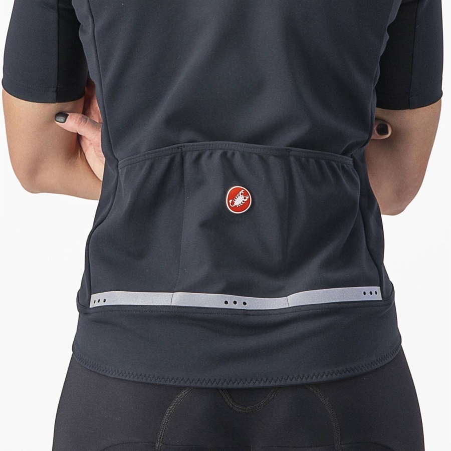 Castelli GABBA RoS 2 W Jassen Dames Zwart Zwart | 946318TNL