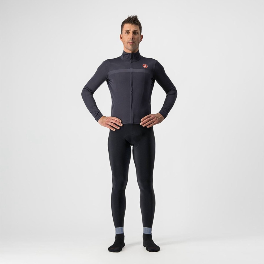 Castelli GOCCIA Bescherming Heren Donkergrijs | 497058GZO