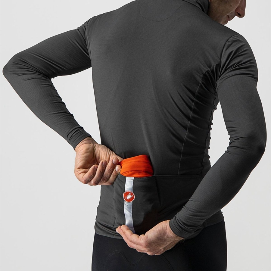 Castelli GOCCIA Bescherming Heren Rood | 908465NZO