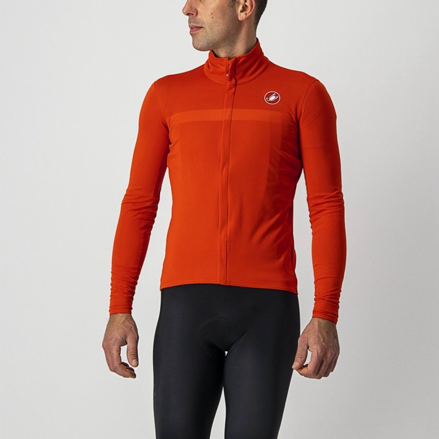 Castelli GOCCIA Bescherming Heren Rood | 908465NZO