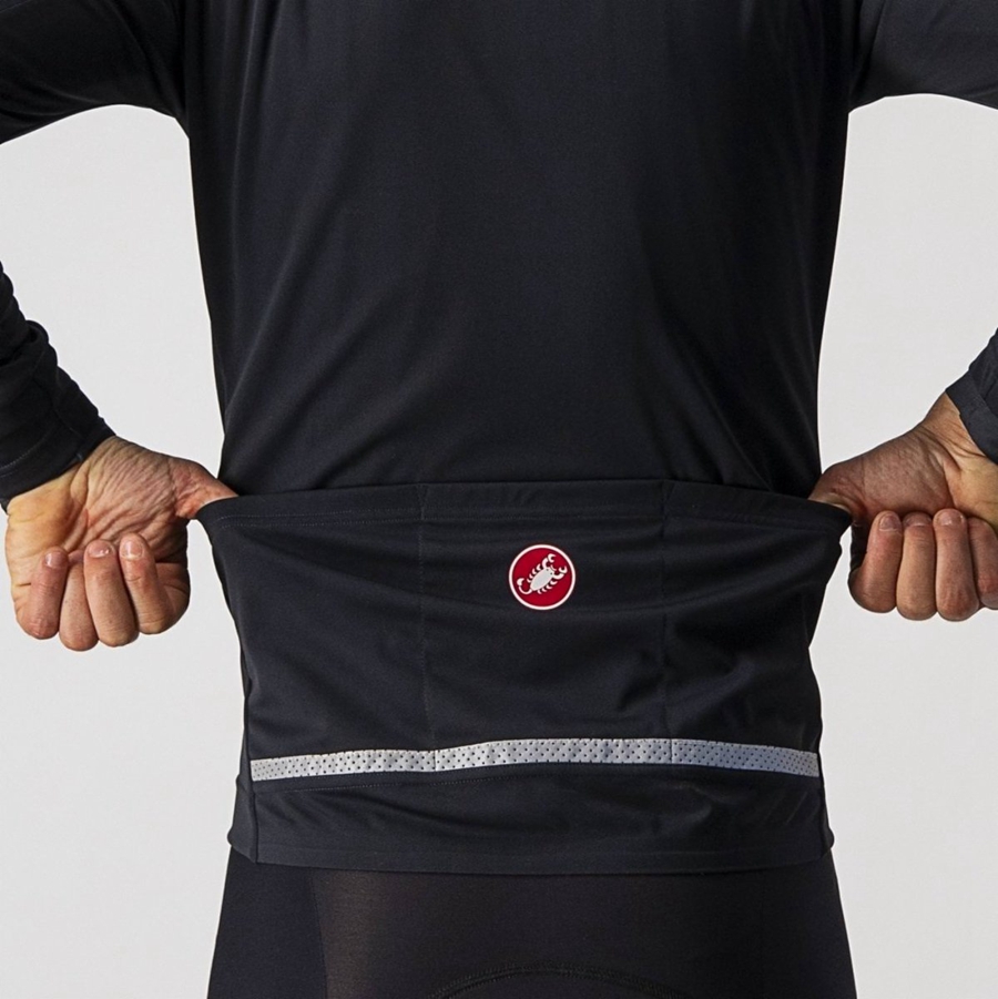 Castelli GO Jassen Heren Zwart Wit | 749253WDF