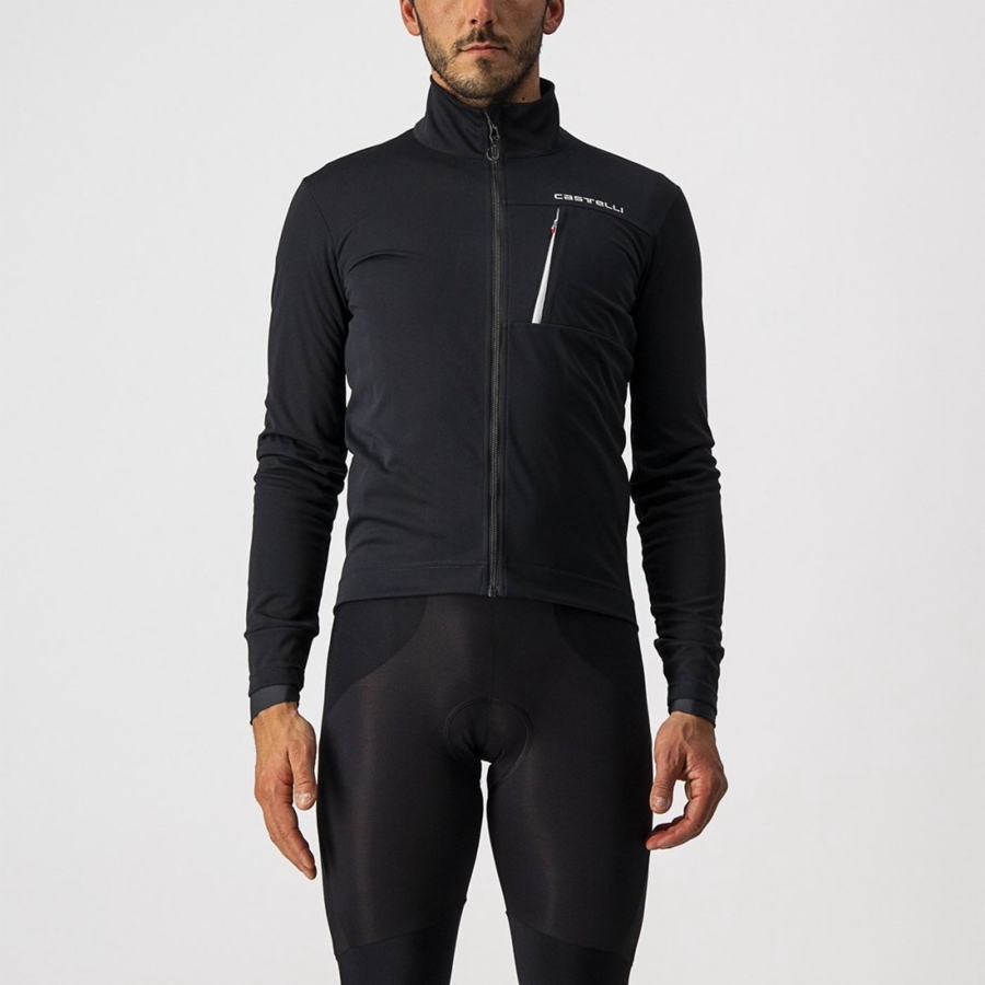 Castelli GO Jassen Heren Zwart Wit | 749253WDF